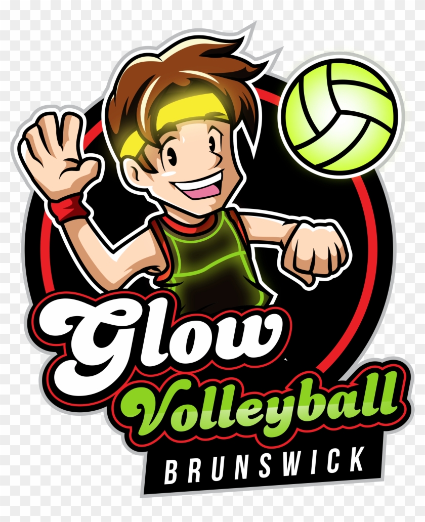Glow In The Dark Beach Volleyball - Glow In The Dark Volleyball Clipart - Png Download