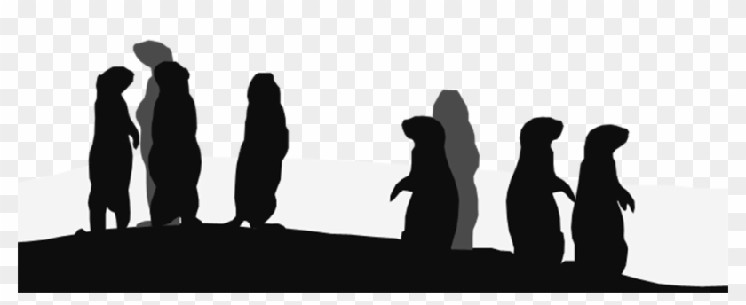 Prairie Dog Silhouettes Card - Prairie Dog Transparent Silhouette Clipart