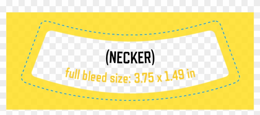 Template Design Of A Square Label Set With Necker With - Circle Clipart #4634302