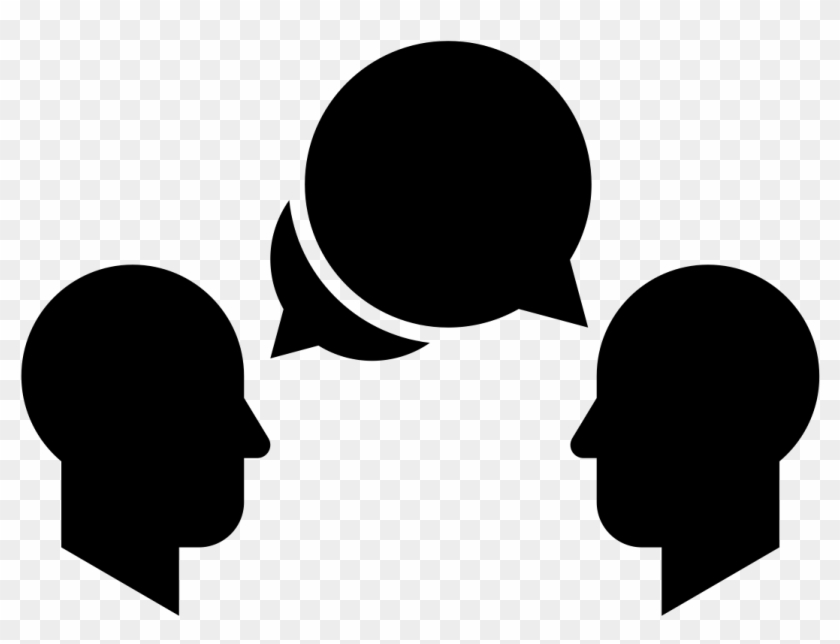 When A Tough Topic Comes Up Around A Table Of Friends Clipart #4634372