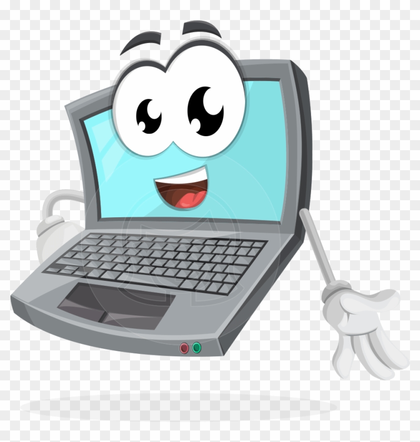 Cartoon Laptop Clipart Png Transparent Png #4634411