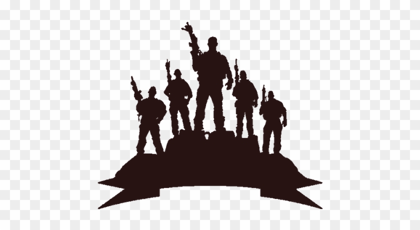 Warrior Run - Silhouette Clipart