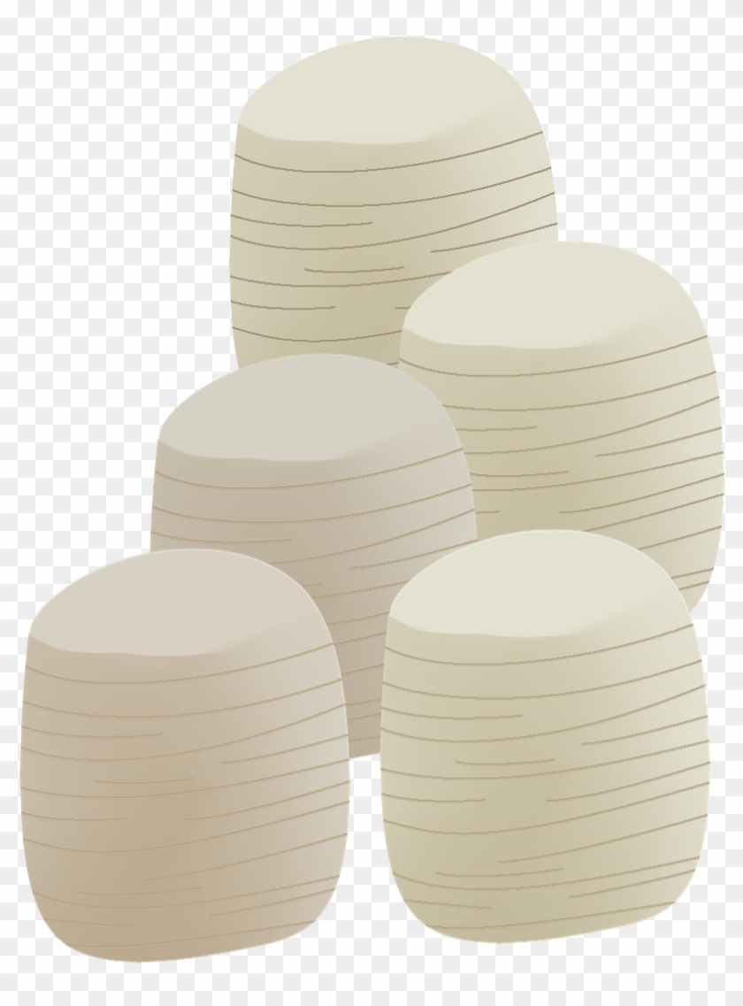 Hand Painted White Simple Dumpling Skin Png And Psd - Circle Clipart