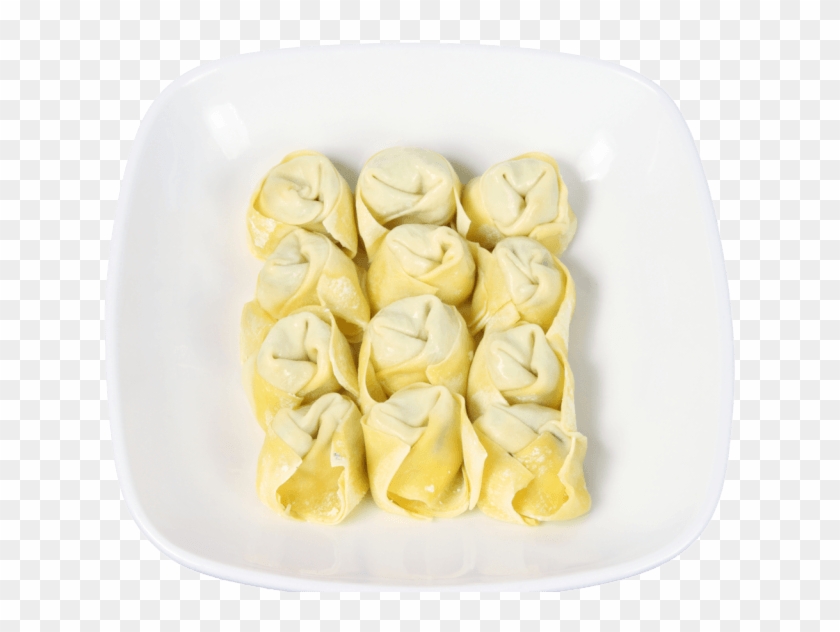 Dumpling Being Lifted With Chopstick - Momo Clipart #4635078