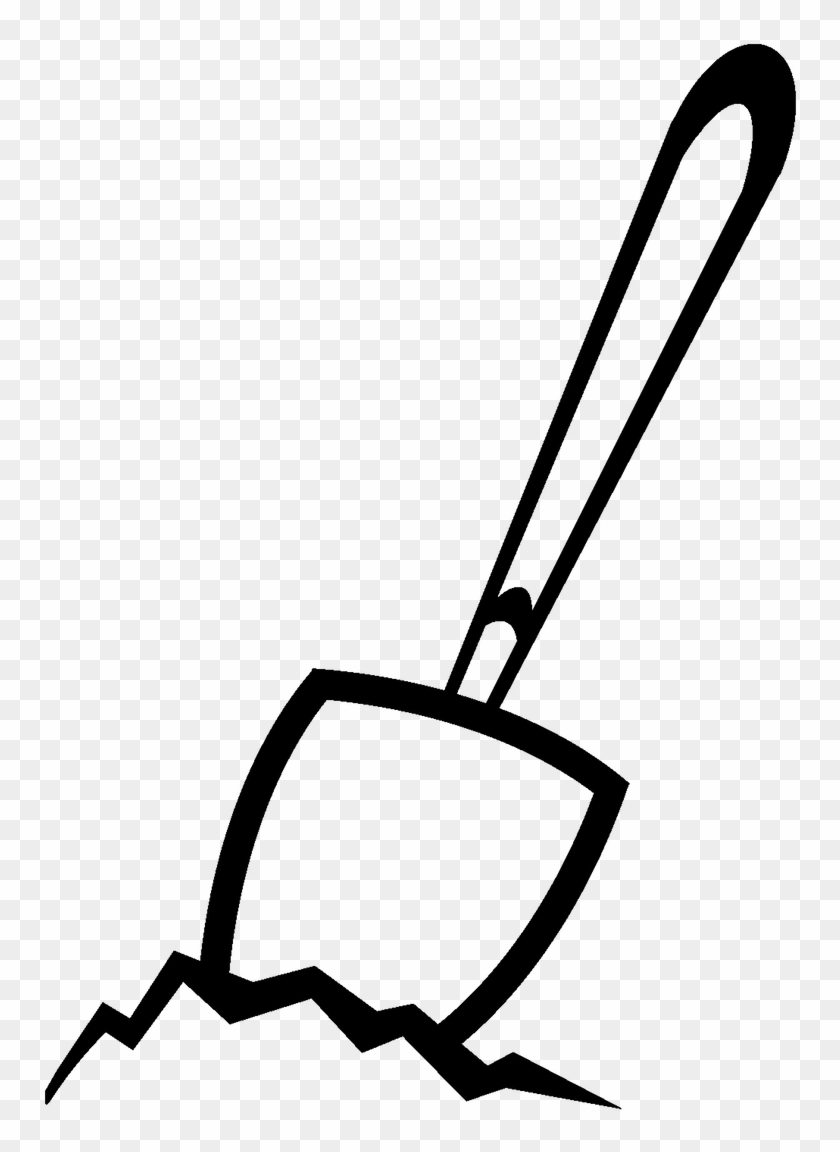 Coloring Book Soil Child - Shovel Coloring Page Clipart