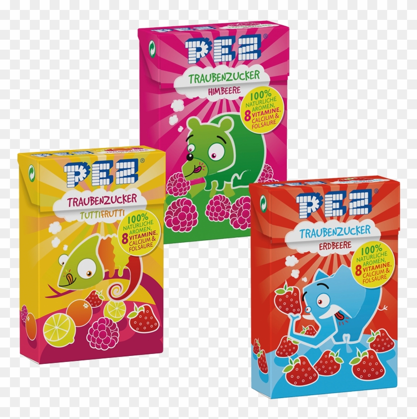 Pez Traubenzucker In Den Geschmacksrichtungen Tutti - Cartoon Clipart #4635804