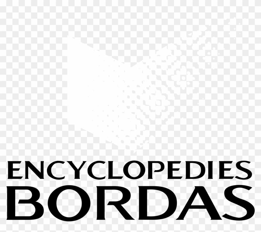 Bordas Encyclopedies Logo Black And White - Poster Clipart #4636127