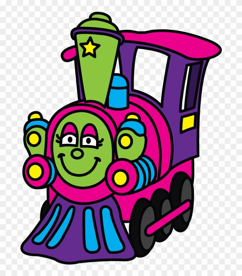 How To Draw A Train For Kids, Cartoons, Easy Step By Clipart