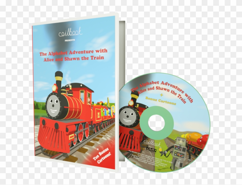 The Alphabet Adventure With Alice And Shawn The Train - Locomotive Clipart #4636544