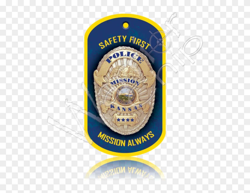 Police Poker Chips Custom Dog Tag - Badge Clipart #4636546