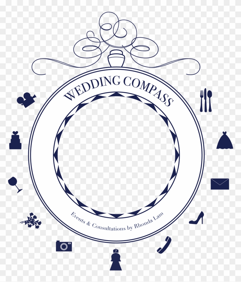 Vision Clipart Compass - Wedding Compass Png Transparent Png #4637018