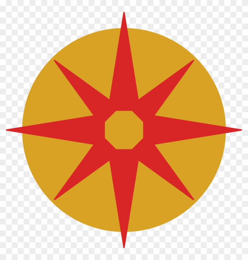 Clipart A Compass Icon - Kihnu Island Flag - Png Download #4637129