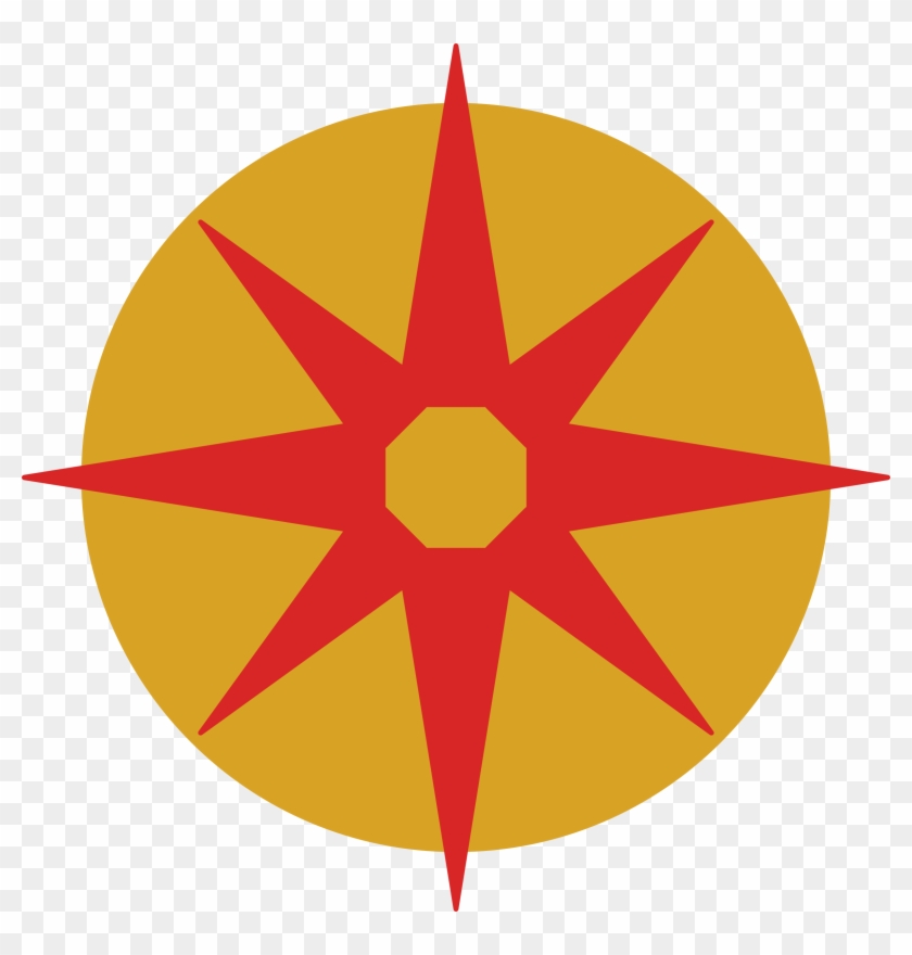Clipart A Compass Icon - Kihnu Island Flag - Png Download