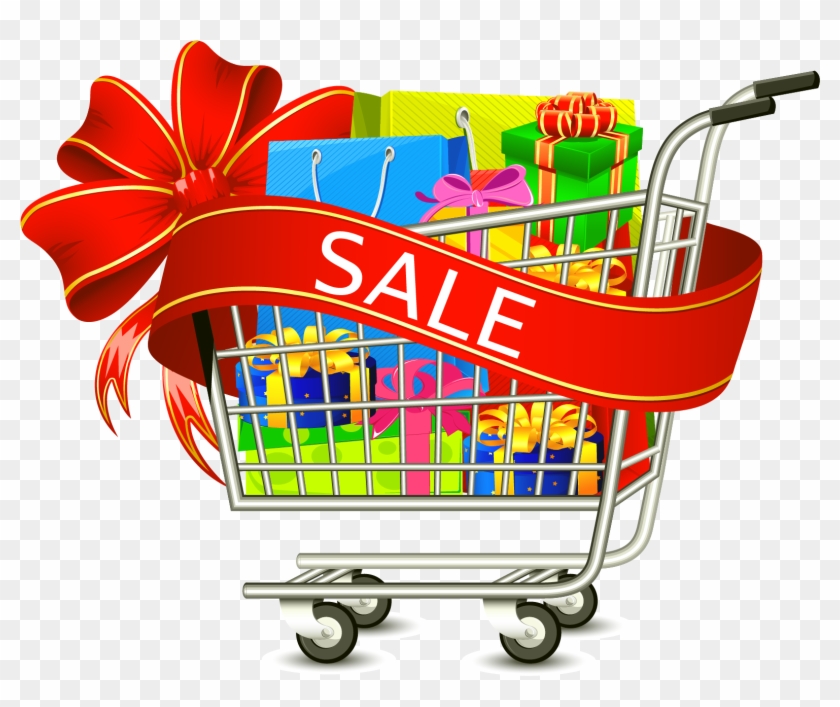 Discount Clipart Shopping Cart - Carrinho De Supermercado Em Png Transparent Png #4637239