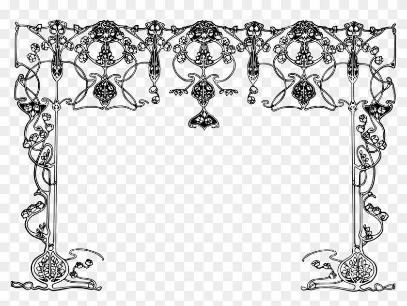 Download Png - Jugendstil Linie Clipart