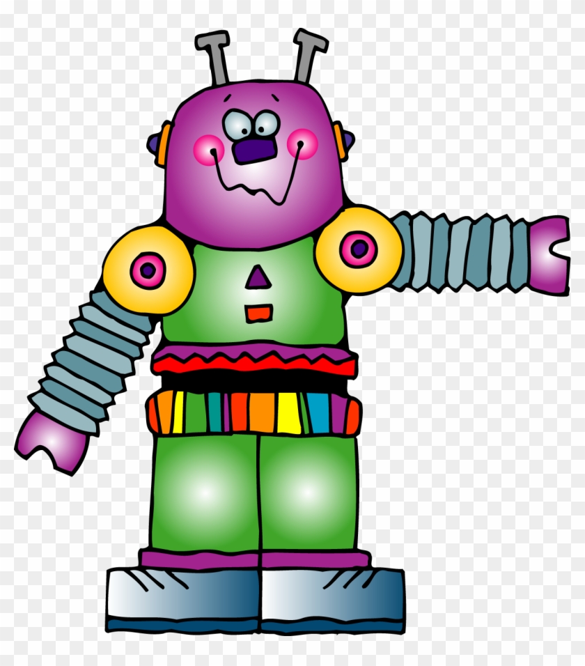 Robot Clip Art Black And White Free Clipart Images - Dj Inkers Robot - Png Download