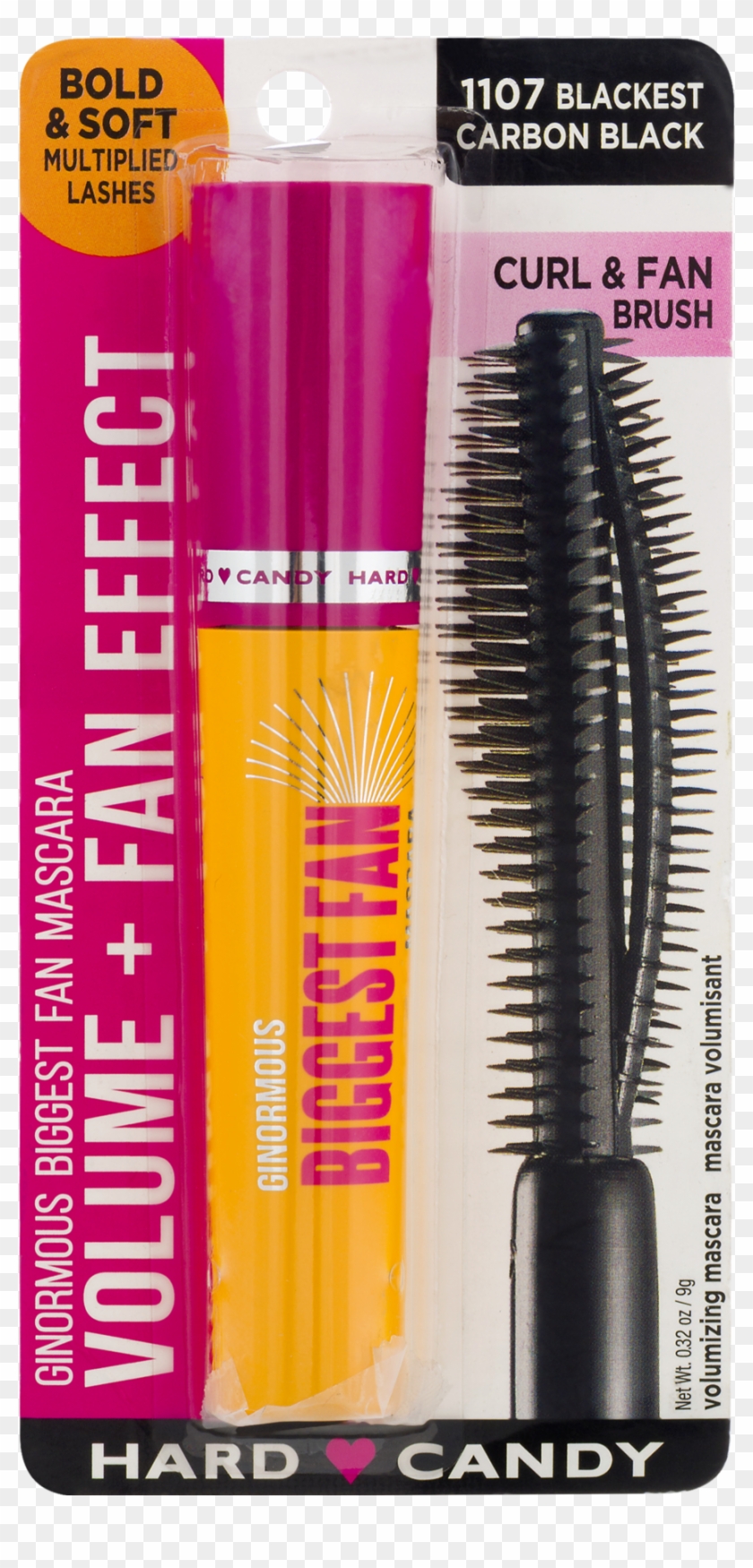 Hard Candy Ginormous Biggest Fan Mascara, Blackest - Mascara Clipart