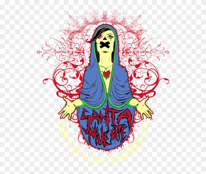 Santa Muerte - Illustration Clipart