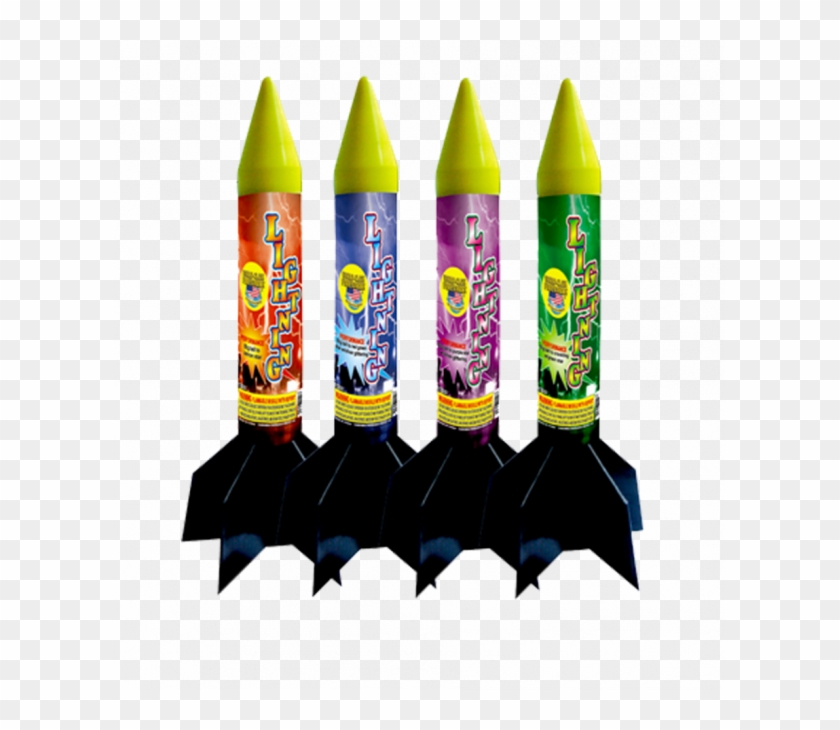 Lightning - Missile Clipart #4638651