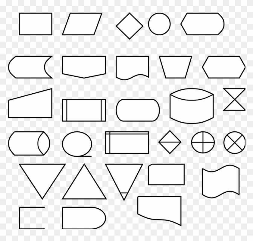Flowchart Data Flow Diagram Symbol - Download Symbol Flow Chart Clipart