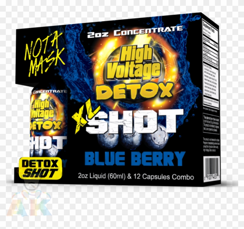 Detox High Voltage Xl Shot 2 Oz Liqu Clipart