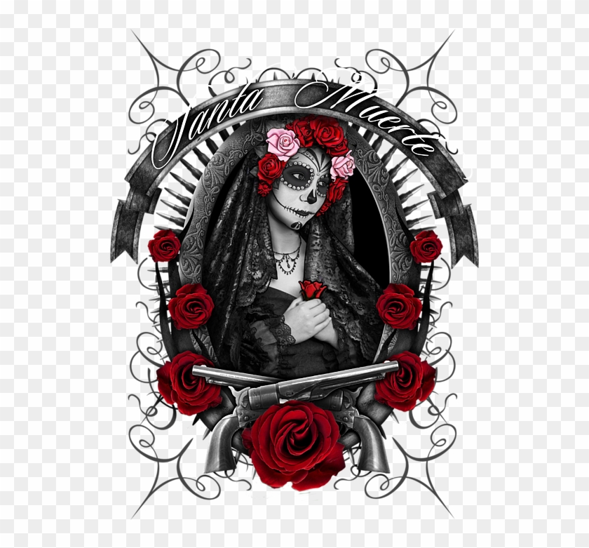 Bleed Area May Not Be Visible - La Santa Muerte Art Clipart
