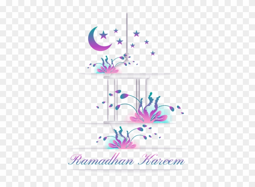 Modern Ramadan Mubarak Banner And Card Illustration - Graphic Design Clipart