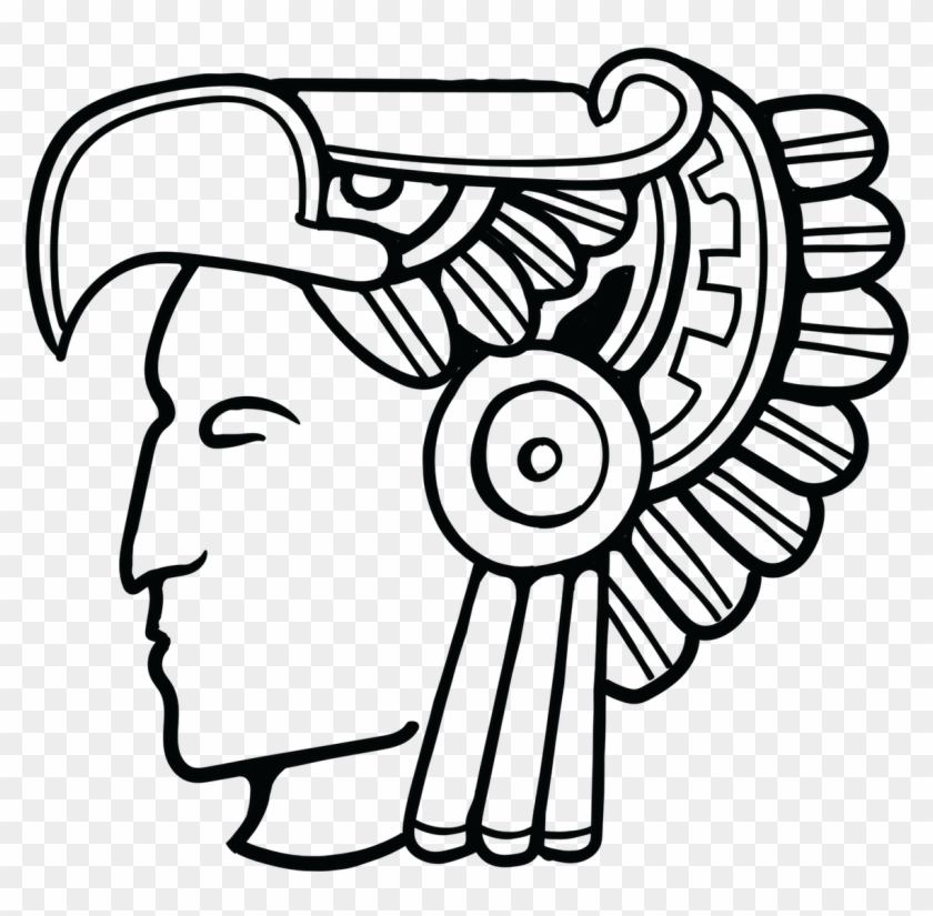 Aztecas Also Known As The Mexicas, It Was A - Conquistador Drawing Easy Clipart #4639524