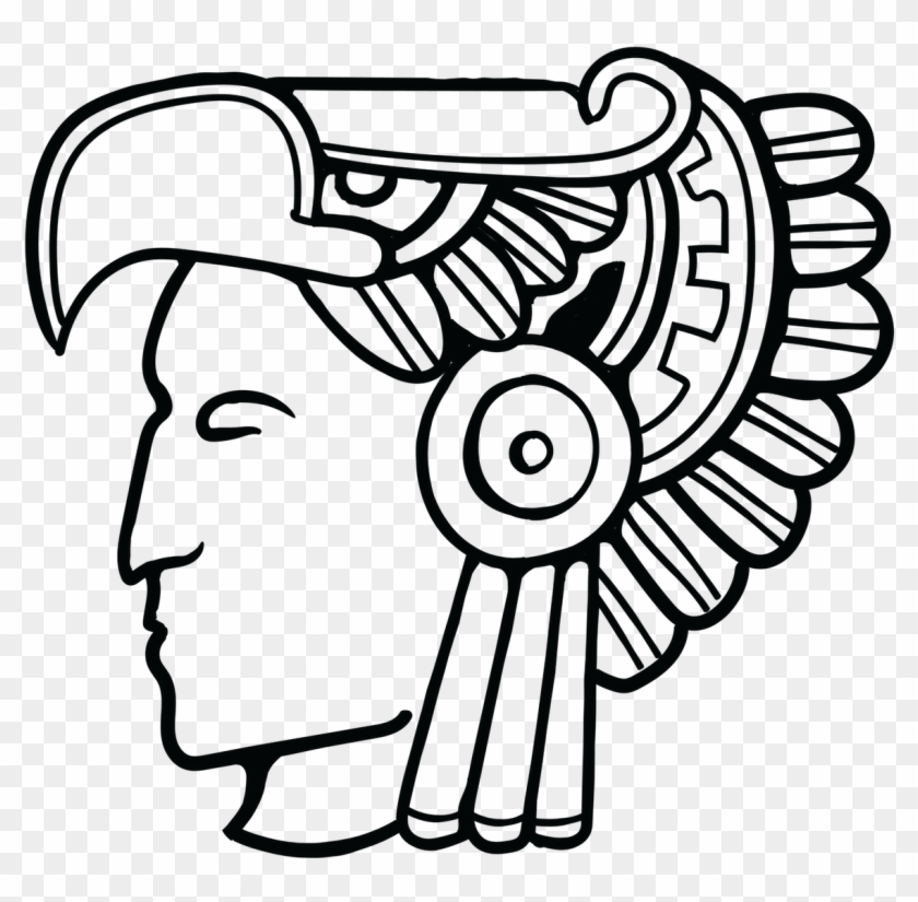Aztecas Also Known As The Mexicas, It Was A - Conquistador Drawing Easy  Clipart (#4639524) - PikPng