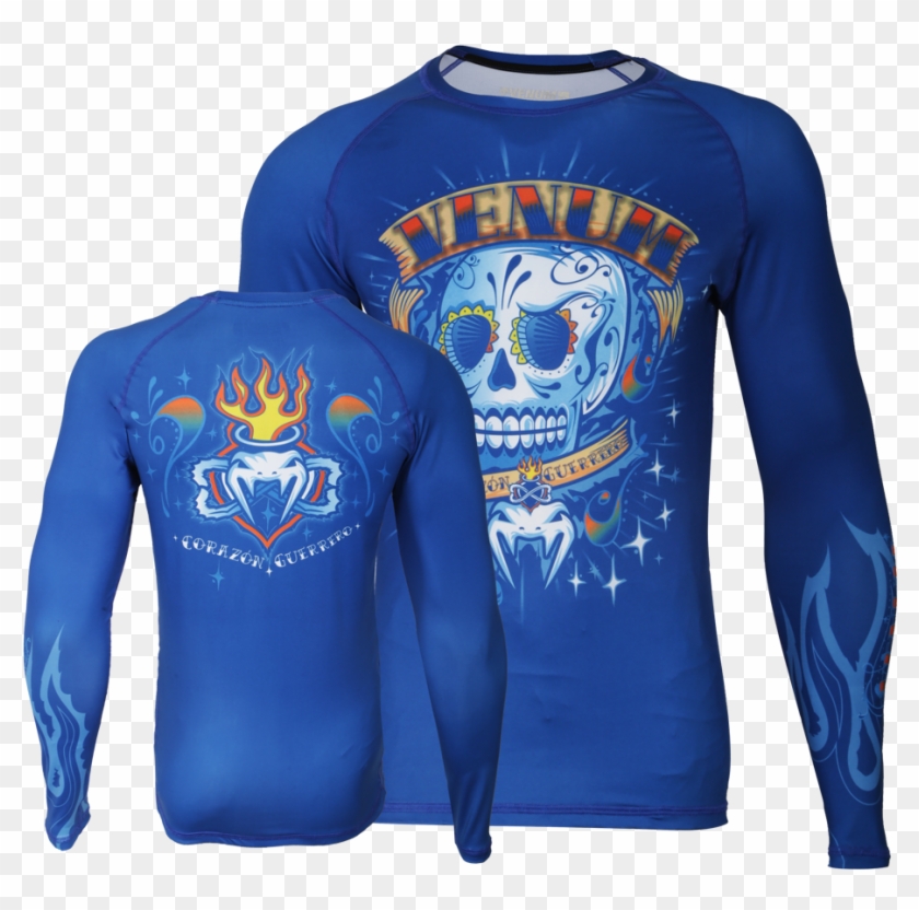 Rashguard Santa Muerte - Rash Guard Santa Muerte Clipart #4639654