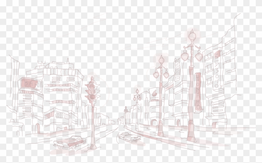 Library Drawing Futuristic - Sketch Clipart #4639660