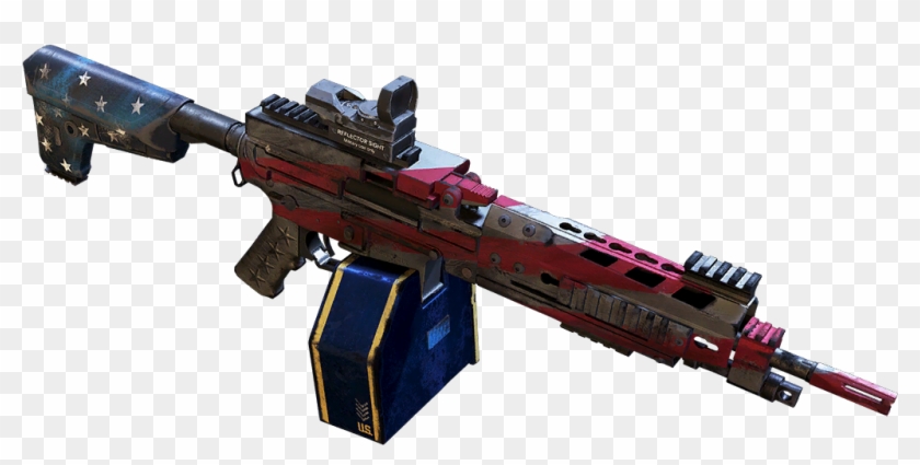 P416 Micteca - Assault Rifle Clipart