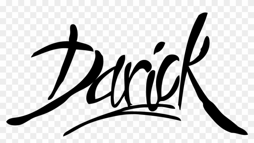 Tatoueur Paris Darick Tattoos - Calligraphy Clipart #4640135