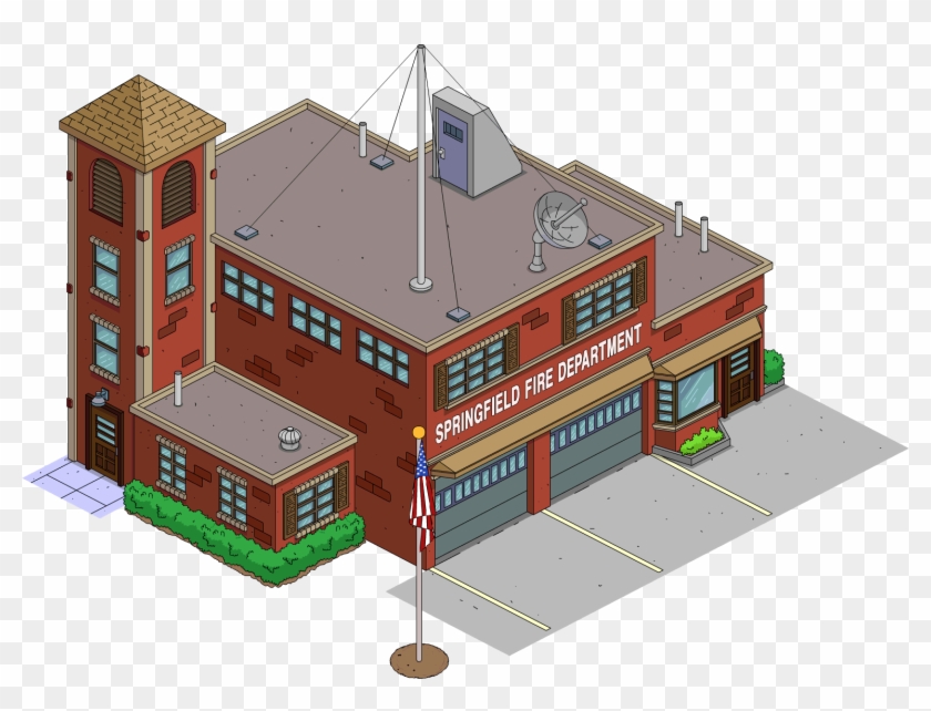 Simpsons Fire Department Clipart #4640220