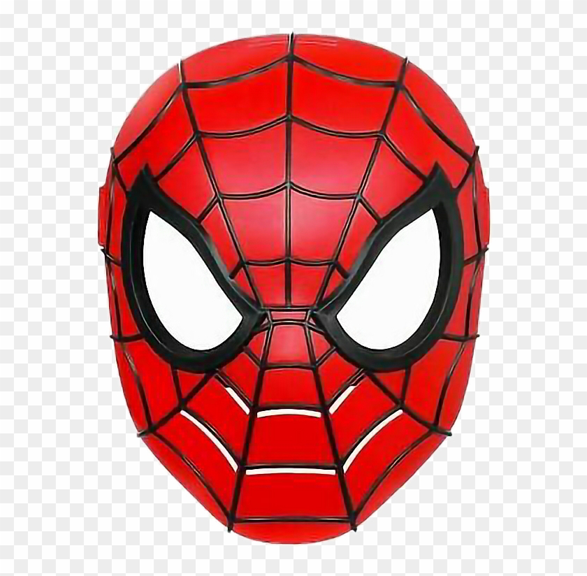 Download Superhero Hero Mask Ftestickers Stickers Spiderman Freetoedit Mascara De Spiderman Clipart 4640304 Pikpng