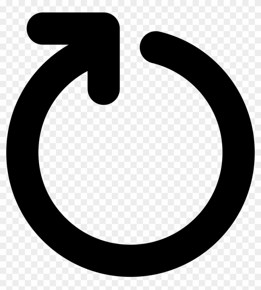 Circular Clockwise Rotating Arrow Comments - Thin To Thick Circle Clipart