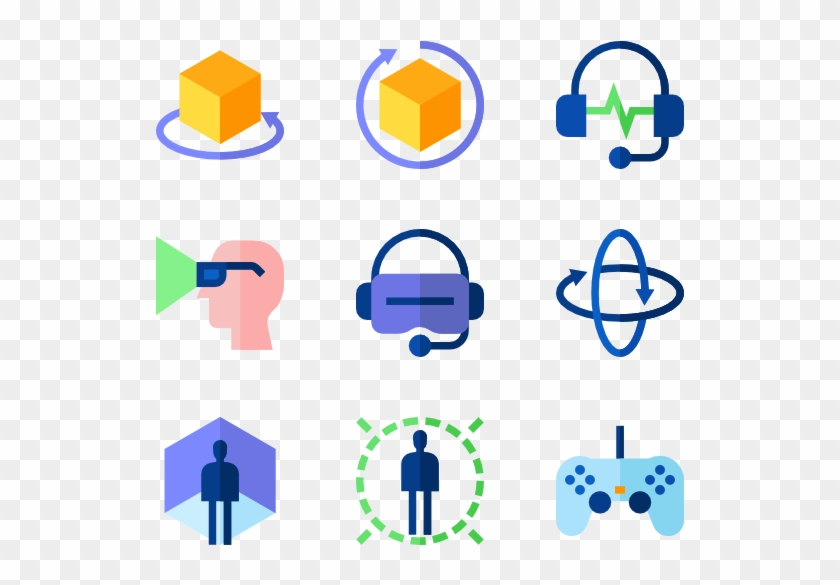 Virtual Reality - 3d Rotation Icon Clipart #4640560