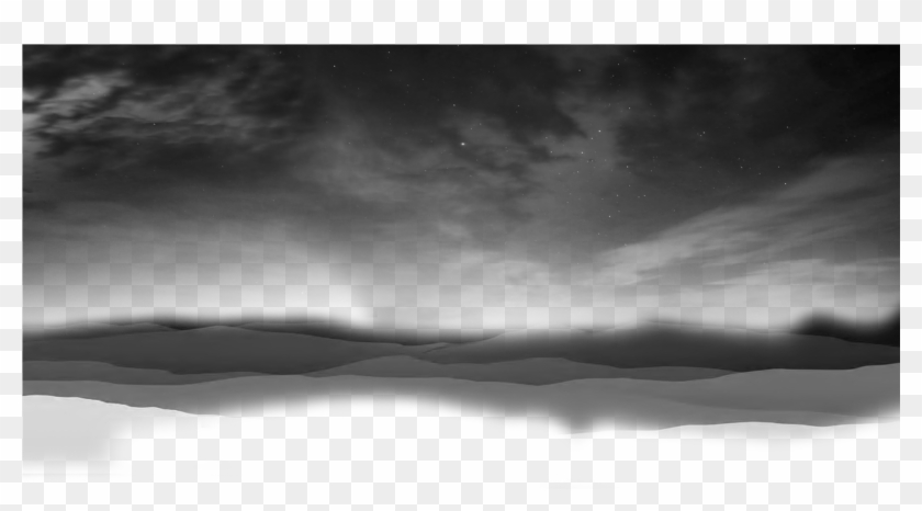 I Photo-bashed Many Images Of Stormy Clouds And The - Monochrome Clipart #4640773