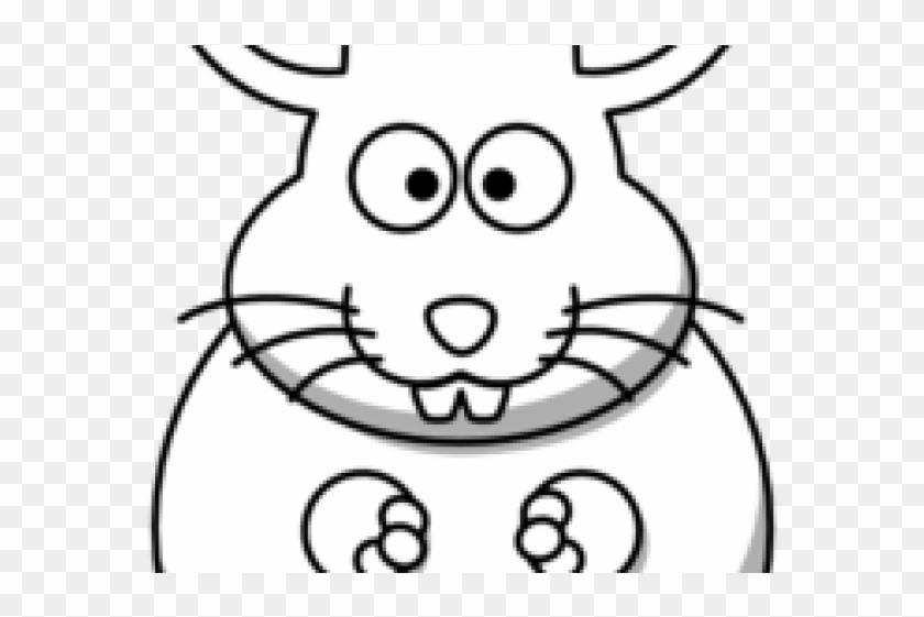 Rabbit Cartoon Outline - Cartoon Easter Bunny Clipart
