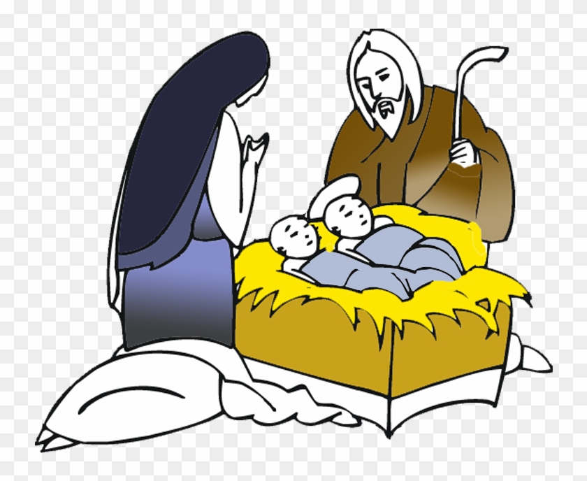Hope Thoughts From The Old Man Of The Sea Of Life - Drawing Mary With Baby Jesus Clipart #4641192