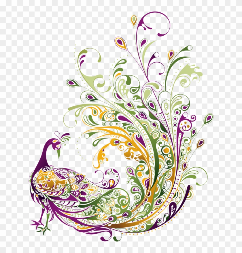 Фото, Автор ✿lili@ ✿ На Яндекс - 孔雀 開 屏 插畫 Clipart