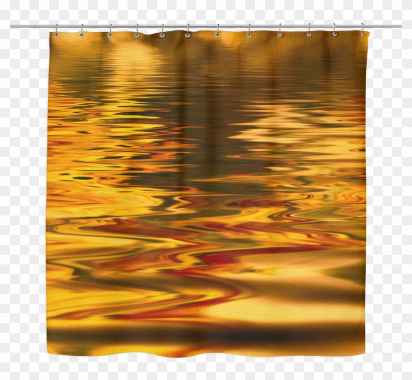 Liquid Gold Shower Curtain - River Of Holy Spirit Clipart