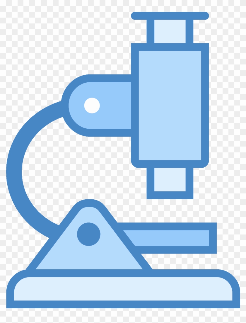 The Icon Is Depicting A Microscope - Transparent Microscope Clipart - Png Download #4641495