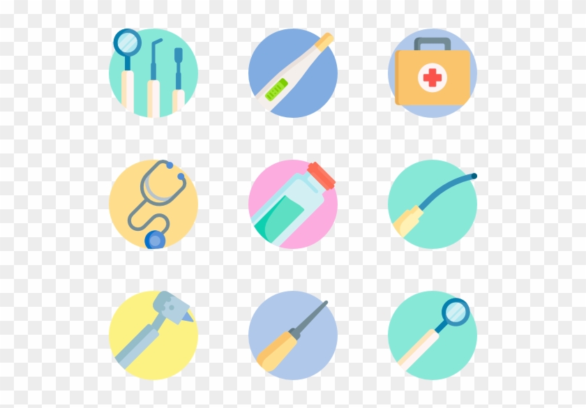 Medical Instruments - Circle Clipart