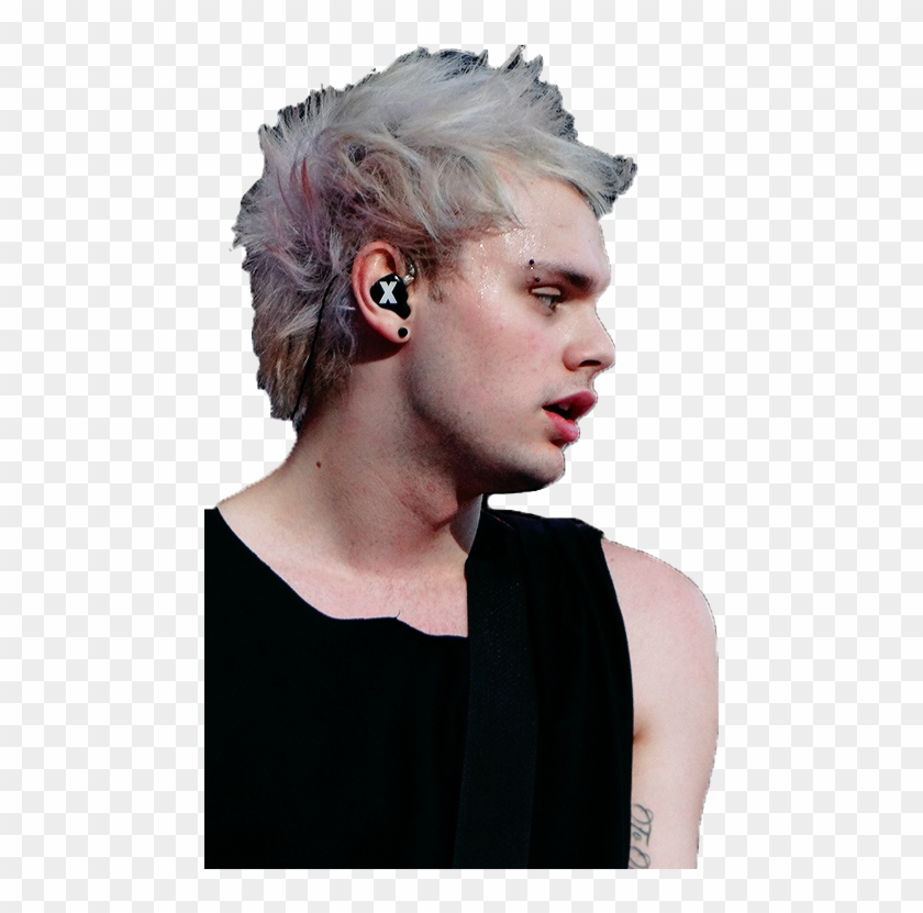 Michael Clifford Michael Clifford Transparent Transparent - Michael Clifford Purple And Blue Hair Clipart