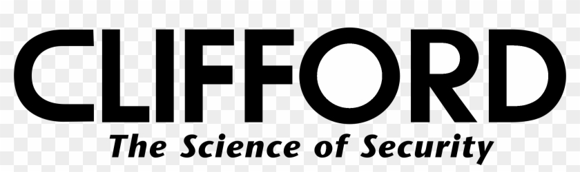Clifford Logo Black And White - Clifford The Science Of Security Clipart #4642144