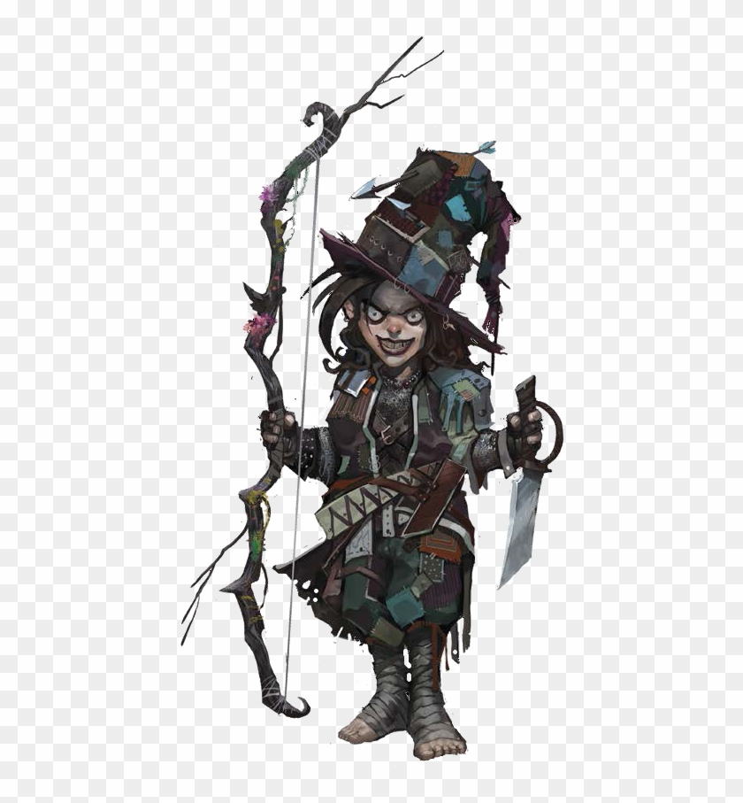 Female Halfling Gnome Brown Hair Brown Eyes Light Skin - Female Gnome Ranger D&d Clipart