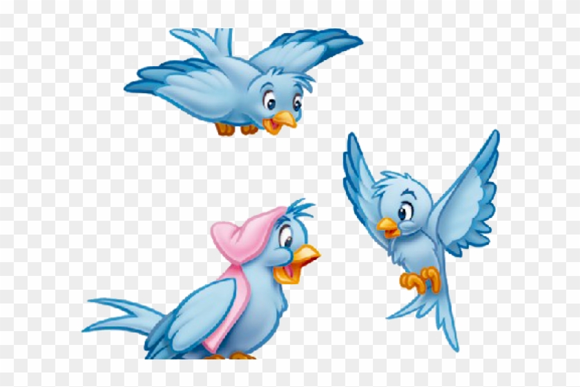 Dead Clipart Blue Bird - Passaros Branca De Neve Png Transparent Png #4642414