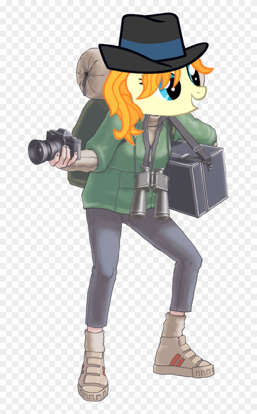 Ace Attorney, Binoculars, Boots, Camera, Edit, Hat, - Phoenix Wright Lotta Hart Clipart