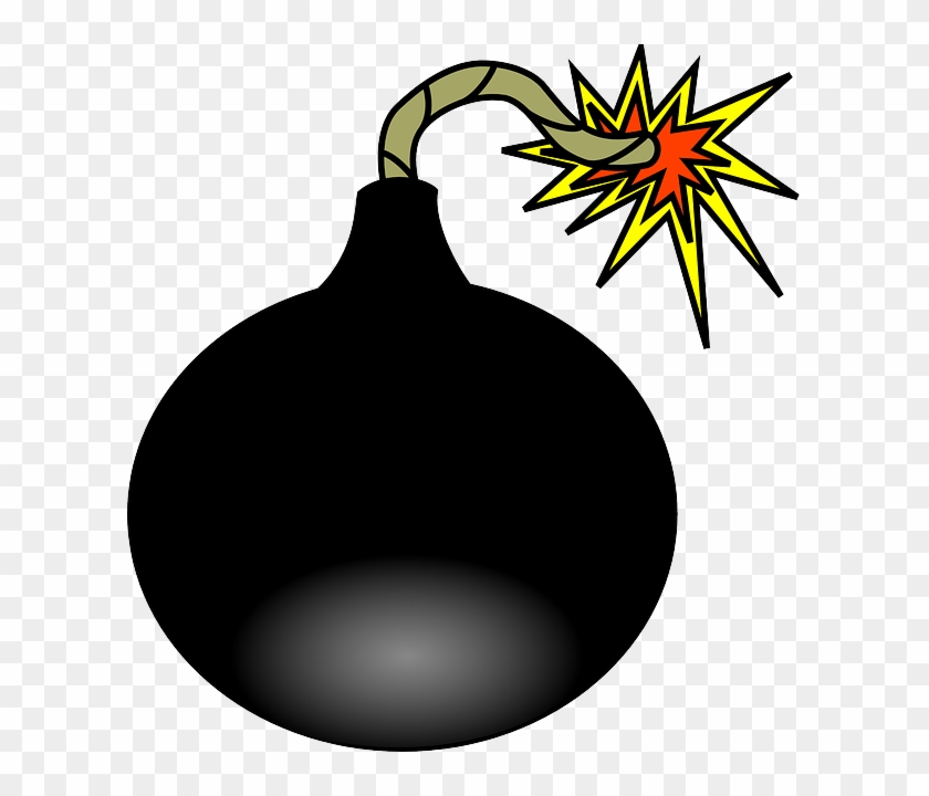 Grenade Transparent Cartoon - Clip Art Time Bomb - Png Download #4642691